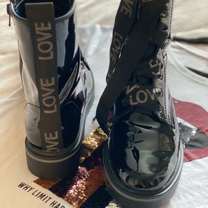 Flexi “love 🖤 collection” combat boots